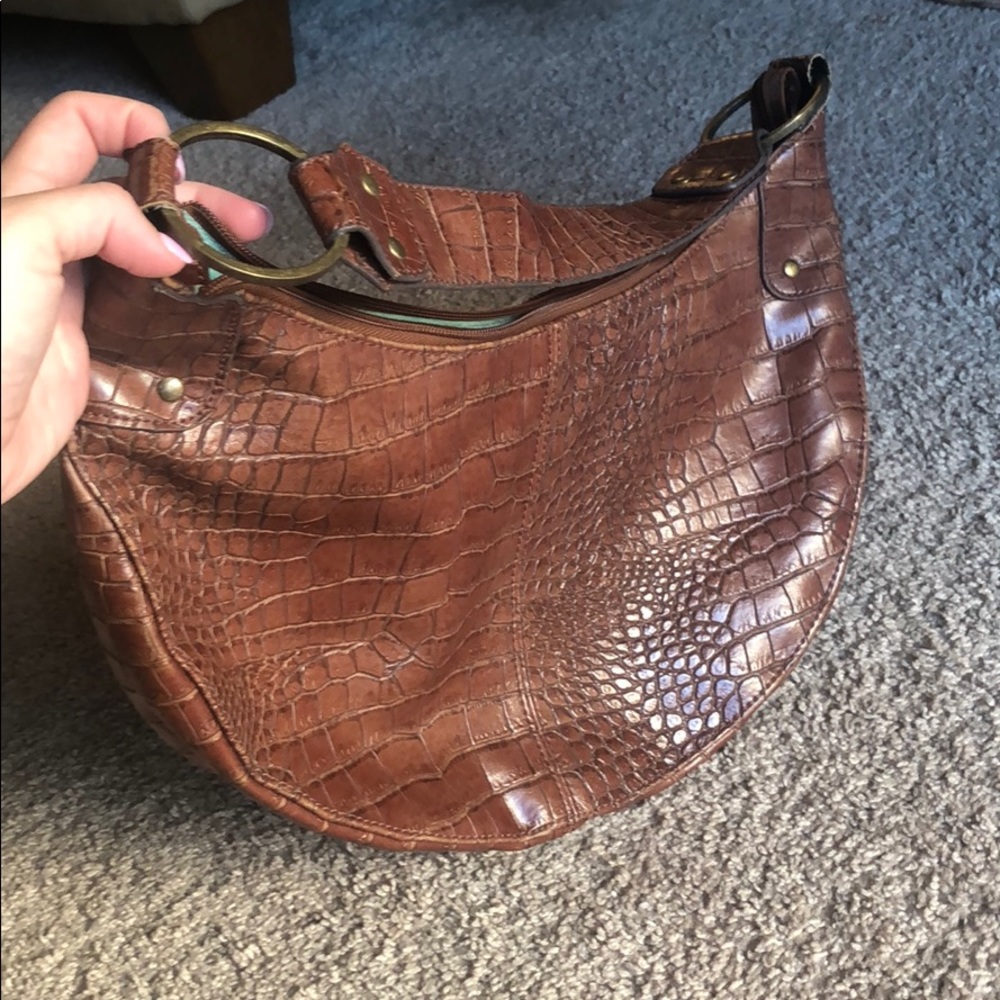Faux leather bag